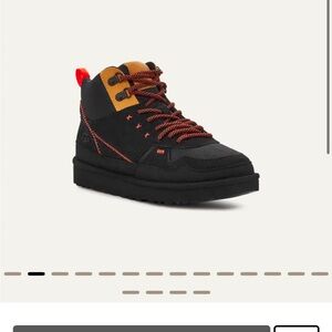 UGG Black/Orange Lace Up Sneaker